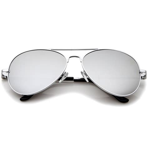 black and white round aviator sunglasses